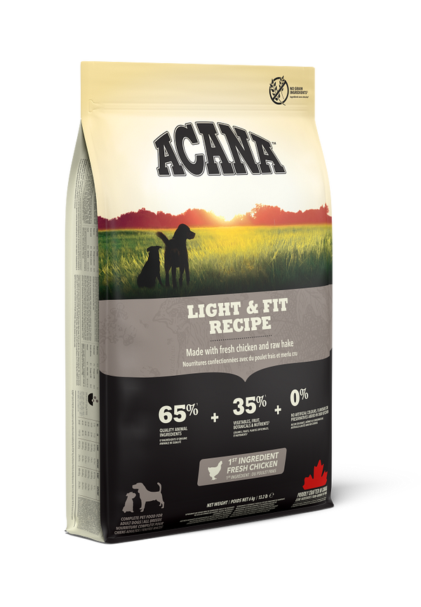 Saco de Acana Light & Fit para control de peso