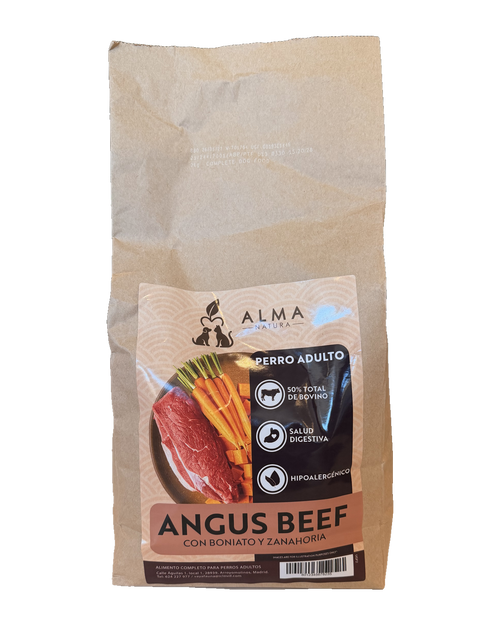 Alma Natura Angus Beef con Boniato y Zanahoria · Perro Adulto