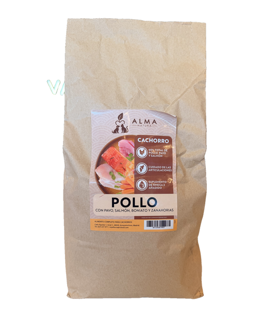 Alma Natura Cachorro Pollo, Pavo y Salmón · Puppy
