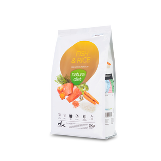 Natura Diet Fish & Rice (Pescado) · Perro Adulto