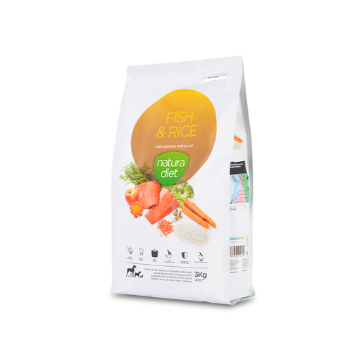 Natura Diet Fish & Rice (Pescado) · Perro Adulto