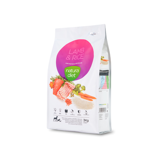 Natura Diet Lamb & Rice (Cordero) · Perro Adulto